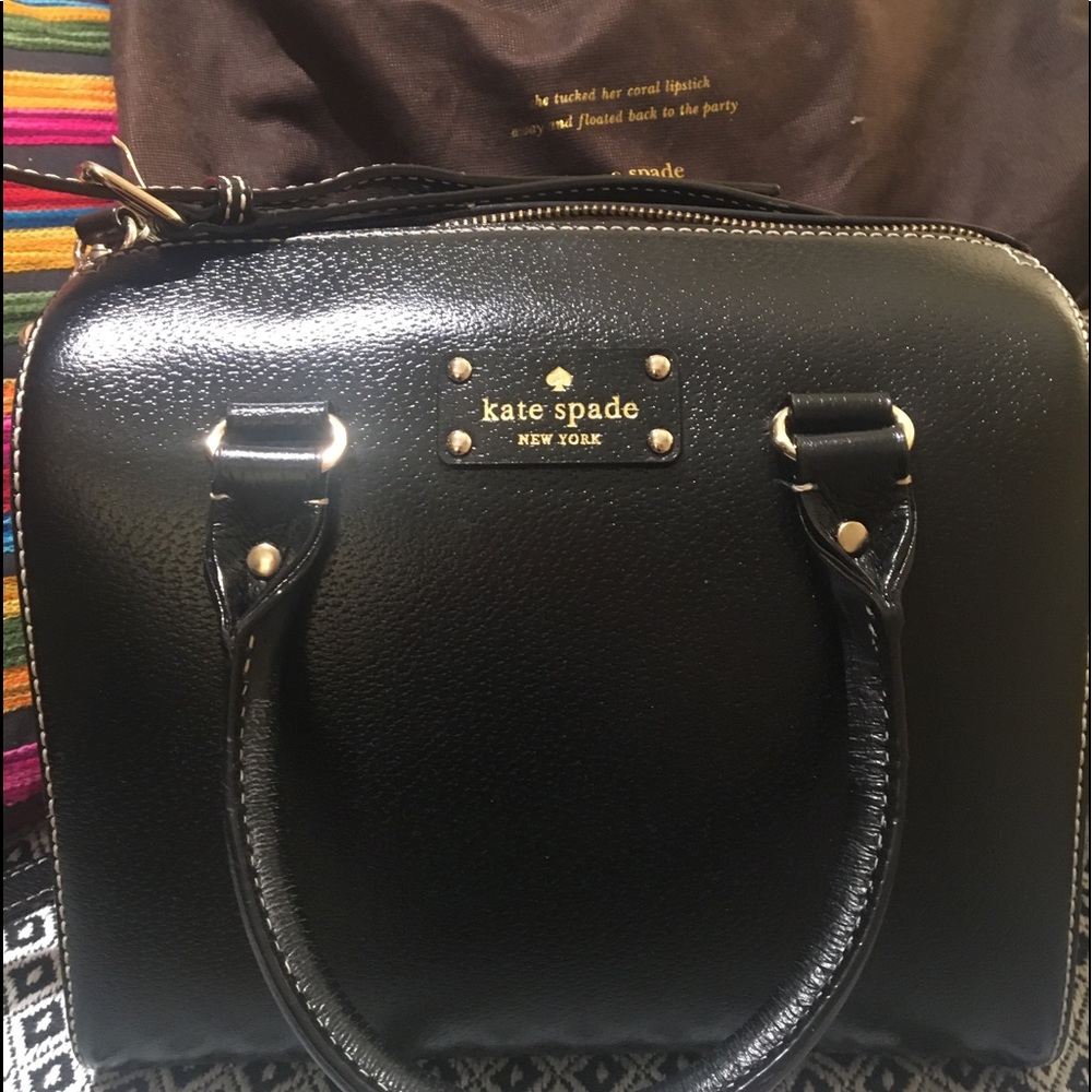 Kate Spade Aleesa Satchel Black w/Dustbag